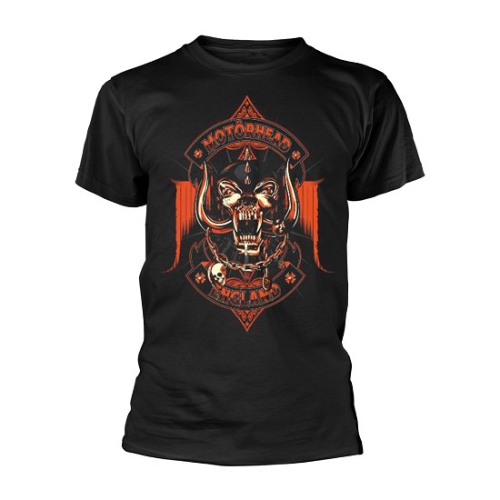 Motorhead Unisex T-Shirt: Orange Ace - Motörhead - Fanituote - Global - Apparel - 5055295372108 - maanantai 26. marraskuuta 2018