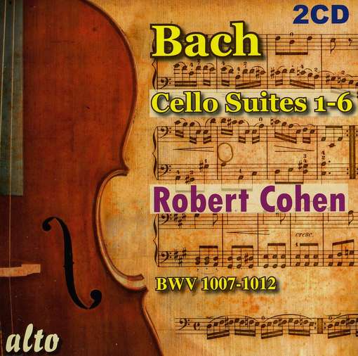 Cello Suites 1-6  Alto Klassisk - Cohen Robert - Música - DAN - 5055354420108 - 2000