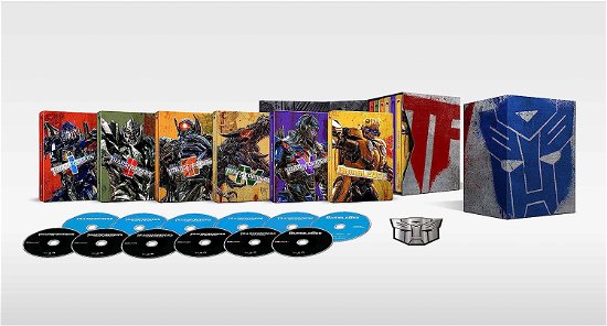 Cover for Transformers: 6-movie Collection · Transformers 6 Movie Collection Limited Edition Steelbook (4K Ultra HD) (2023)