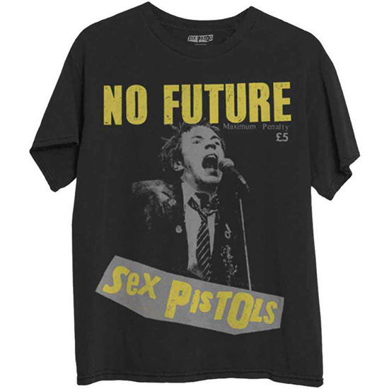 The Sex Pistols Unisex T-Shirt: No Future (Black) - Sex Pistols - The - Fanituote -  - 5056561045108 - torstai 28. heinäkuuta 2022