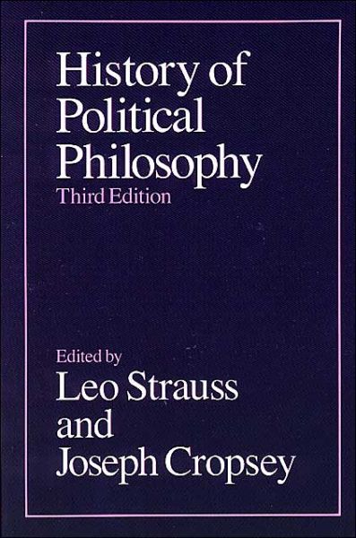 History of Political Philosophy - Leo Strauss - Livros - The University of Chicago Press - 9780226777108 - 30 de novembro de 1987