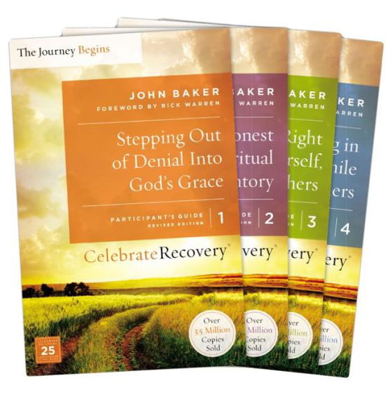 Cover for John Baker · Celebrate Recovery Updated Participant's Guide Set, Volumes 1-4: A Recovery Program Based on Eight Principles from the Beatitudes - Celebrate Recovery (Pocketbok) (2016)