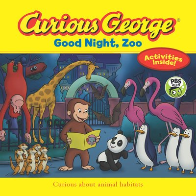 Cover for H. A. Rey · Curious George Good Night, Zoo (CGTV 8 X 8) - Curious George (Gebundenes Buch) (2019)