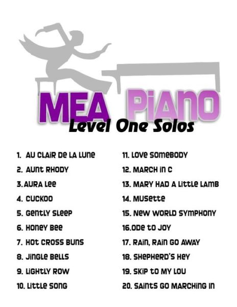 MEA Piano Level One Solos - Mea Piano Studio - Boeken - Createspace Independent Publishing Platf - 9781517740108 - 8 oktober 2015