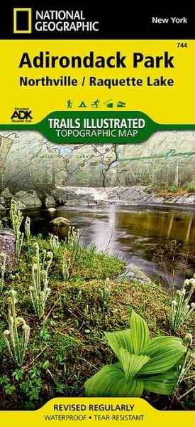 Cover for National Geographic Maps · Adirondack Park Northville / Raquette Lake: New York, USA (Landkart) (2023)