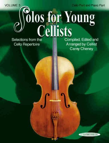 Suzuki Solos Young Cellists 3 Vcpno - Carey Cheney - Boeken - ALFRED PUBLISHING CO.(UK)LTD - 9781589512108 - 1 februari 2005