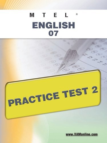 Cover for Sharon Wynne · Mtel English 07 Practice Test 2 (Pocketbok) (2011)