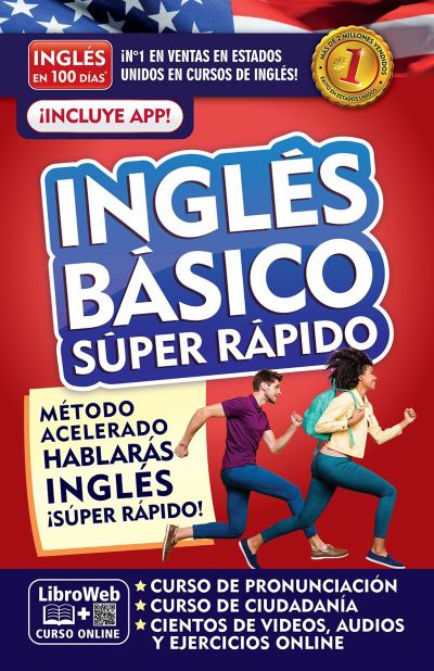 Inglés en 100 días. Inglés Básico Súper Rápido / English in 100 Days. Basic Engl Ish Super Quick - Inglés en 100 Días - Books - Penguin Random House Grupo Editorial (US - 9781644738108 - September 12, 2023