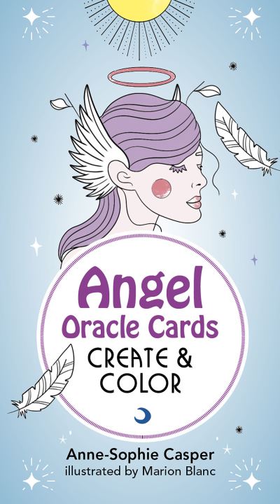 Cover for Anne-Sophie Casper · Angel Oracle Cards: Create and Color: 33 Customizable Cards and Step-by-Step Guidebook for Guidance and Self-Reflection (Flashcards) (2022)