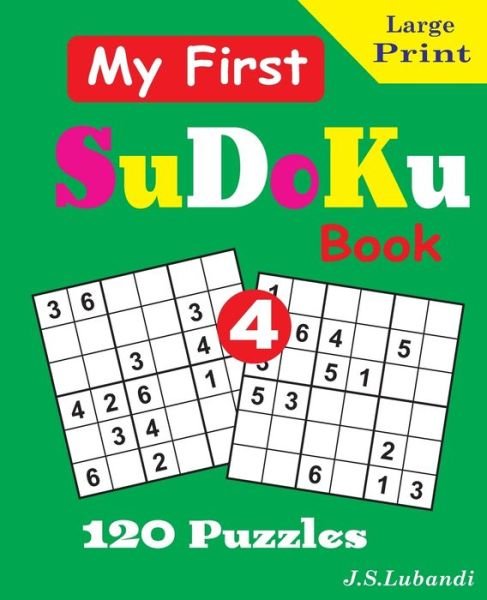 Cover for Jaja Media · My First SuDoKu Book, 4 (Paperback Book) (2019)