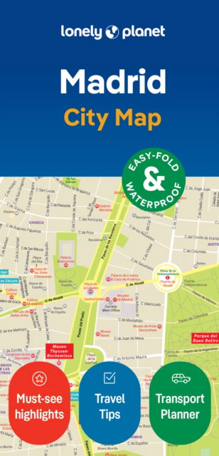 Cover for Lonely Planet · Lonely Planet Madrid City Map - Map (Landkarten) (2023)