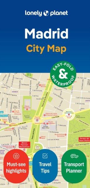 Cover for Lonely Planet · Lonely Planet Madrid City Map - Map (Kort) (2023)