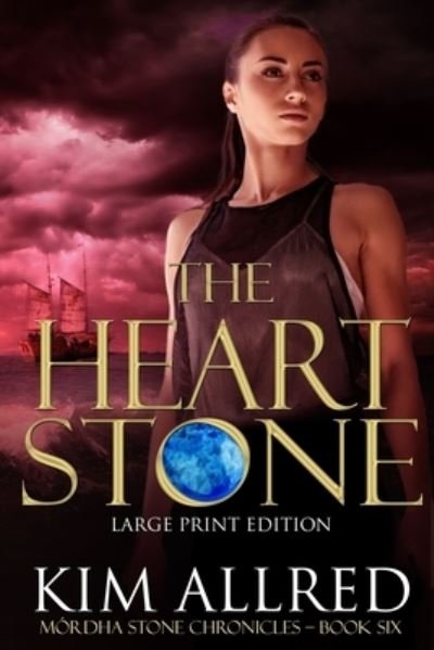 Cover for Kim Allred · The Heart Stone Large Print (Pocketbok) (2020)