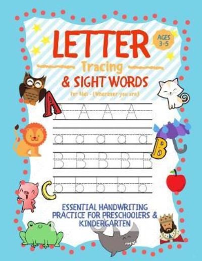 Cover for Learning Zone · Letter Tracing and Sight Words for Kids (Wherever you are) (Paperback Book) (2019)