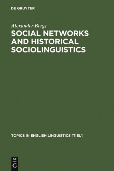 Cover for Bergs · Social Networks and Historical So (Book) (2005)