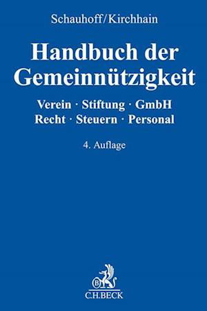 Cover for Stephan Schauhoff · Handbuch der Gemeinnützigkeit (Hardcover Book) (2022)