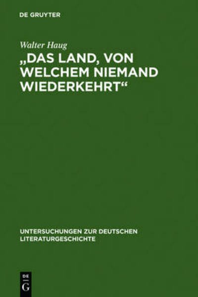 Cover for Haug · &quot;Das Land, von welchem niemand wie (Book) (1978)