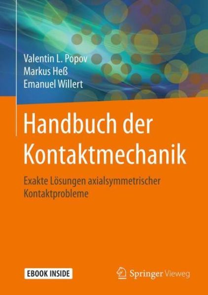 Cover for Popov · Handbuch der Kontaktmechanik (Book) (2018)