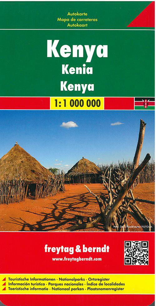 Cover for Freytag &amp; Berndt · Kenya Road Map 1:1 000 000 (Kort) (2012)