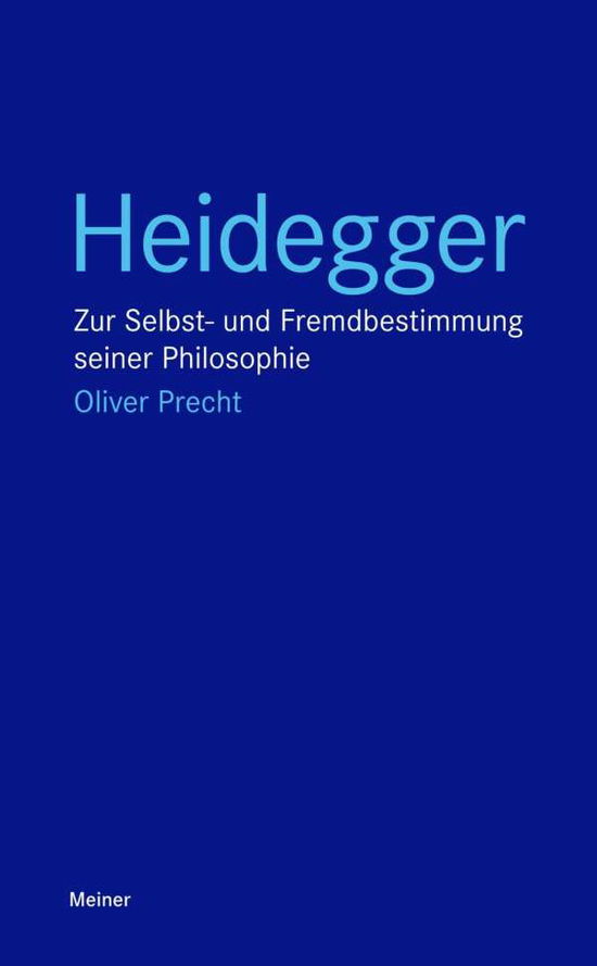 Cover for Precht · Heidegger (Book)