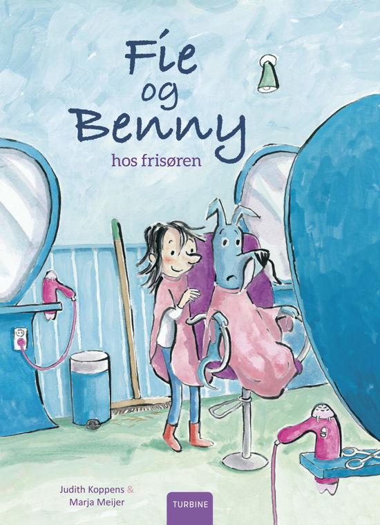 Cover for Judith Koppens · Fie og Benny hos frisøren (Hardcover bog) [1. udgave] (2020)