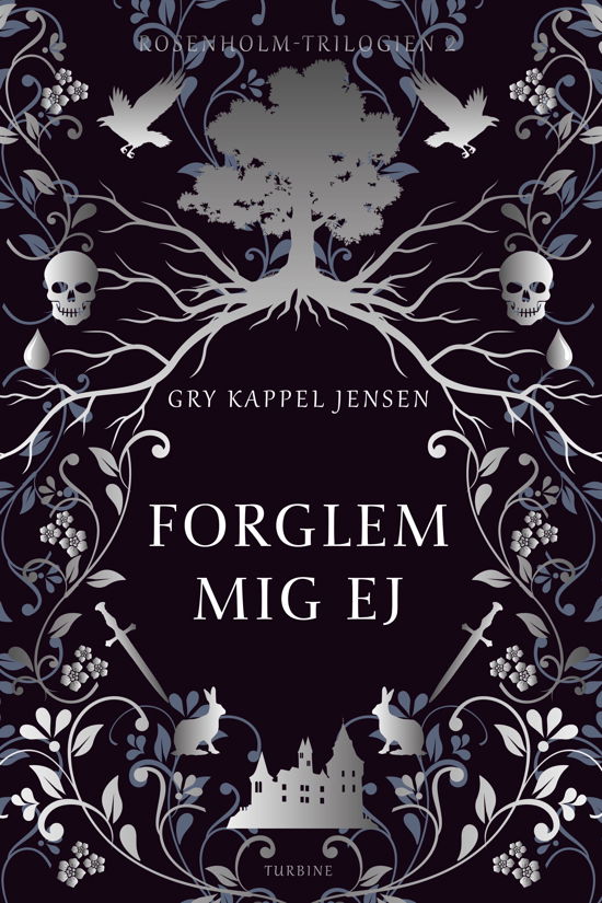 Cover for Gry Kappel Jensen · Rosenholm-trilogien bind 2: Forglem mig ej (Innbunden bok) [1. utgave] (2020)