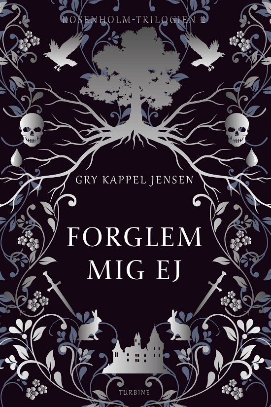 Cover for Gry Kappel Jensen · Rosenholm-trilogien bind 2: Forglem mig ej (Inbunden Bok) [1:a utgåva] (2020)