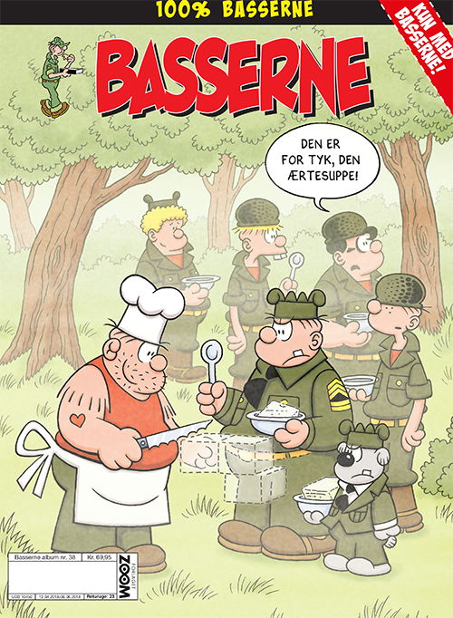 Cover for Mort Walker · Basserne: Basserne: Den er tyk, den ærtesuppe (Hæftet bog) [1. udgave] (2018)