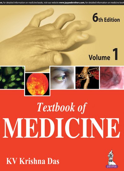 Cover for Krishna Das · Textbook of Medicine: Two Volume Set (Paperback Book) [6 Revised edition] (2017)