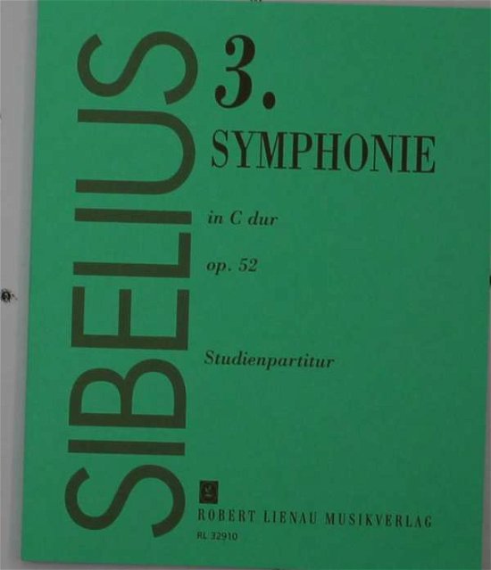 Cover for Sibelius · Symphonie Nr. 3 C-Dur (Bog)