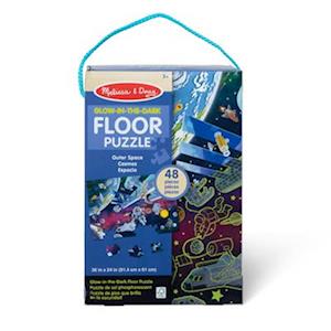 Cover for Melissa &amp; Doug · Outer Space Glow-in-the-dark Floor Puzzle (31010) (Zabawki) (2024)