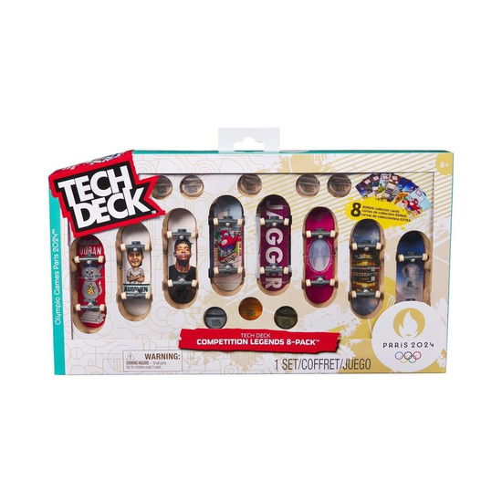 Cover for Tech Deck · Olympic 96 Mm Fingerboard - 8 Pack (6070368) (Legetøj)