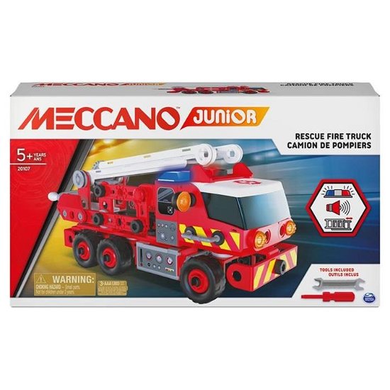 Cover for Meccano · Meccano - Junior - Rescue Fire Truck ( 20107 ) (Spielzeug)