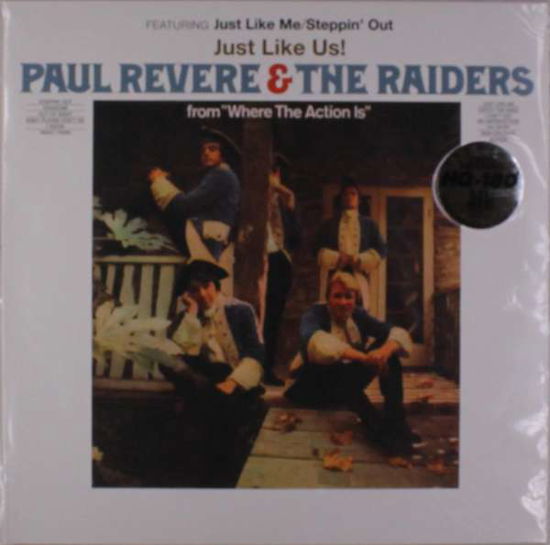 Cover for Revere,paul / Raiders / Lindsay,mark · Just Like Us (LP) [Limited, 180 gram edition] (2016)