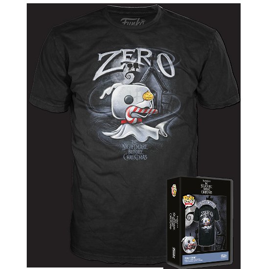 Nightmare Before Christmas Boxed Tee T-Shirt Zero - Funko - Merchandise - Funko - 0889698729109 - 21. februar 2024