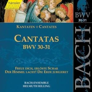 BACH: Kantaten BWV 30-31 - Rilling / Cuccaro / Auger/+ - Música - hänssler CLASSIC - 4010276015109 - 5 de fevereiro de 1999