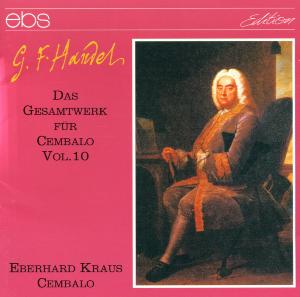 Cover for G.f. Handel · Werke Fuer Cembalo Vol.10 (CD) (1996)