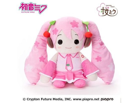 Hatsune Miku Pillowgurumi Plüschfigur Sakura Miku -  - Merchandise -  - 4979750816109 - 17. mai 2024