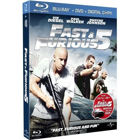 Cover for Fast &amp; Furious 5 (Blu-ray)