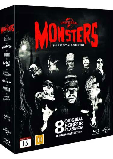 Monsters Collection - Universal Monsters - Elokuva - Universal - 5053083011109 - perjantai 17. lokakuuta 2014