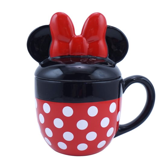 MICKEY MOUSE - Minnie - Mug Shaped with Lid 425ml - Disney: Half Moon Bay - Merchandise -  - 5055453494109 - 