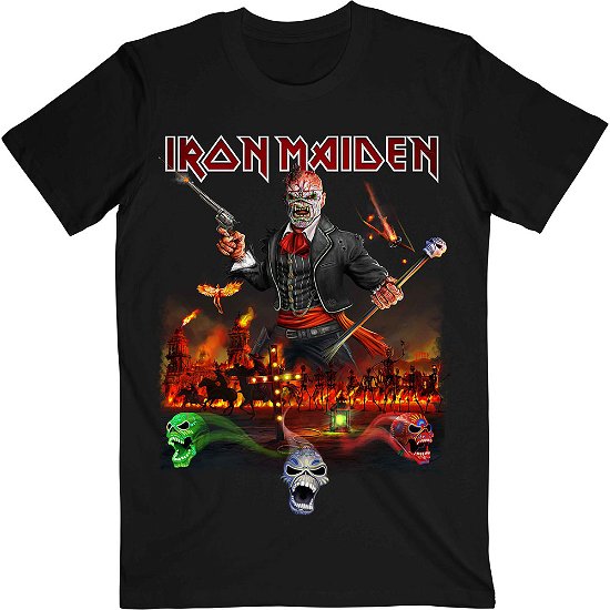 Cover for Iron Maiden · Iron Maiden Unisex T-Shirt: Legacy of the Beast Live Album (T-shirt) [size S] [Black - Unisex edition]