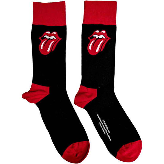 Cover for The Rolling Stones · The Rolling Stones Unisex Ankle Socks: Classic Tongue (Black) (UK Size 4 - 7) (CLOTHES) (2025)