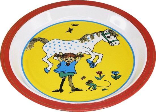 Cover for Barbo Toys · Pippi Melamine Large Plate 21 Cm - Pippi Longstocking (N/A) (2021)
