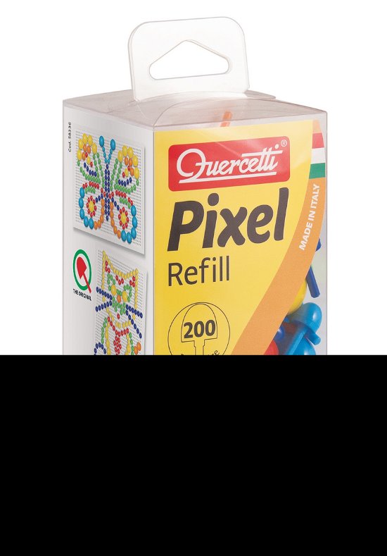 2510 - Pixel Refill - Steckspiel 200 Ersatzknoepfe 10-15-20mm - Quercetti - Merchandise - Quercetti - 8007905025109 - 