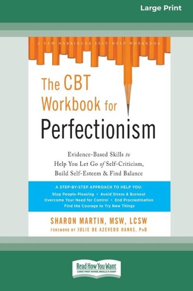 Cover for Sharon Martin · The CBT Workbook for Perfectionism (Paperback Book) (2020)