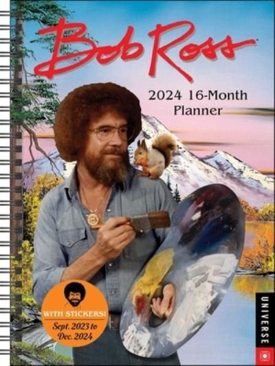 Bob Ross 16-Month 2024 Planner Calendar: September 2023 - December 2024 - Bob Ross - Koopwaar - Universe Publishing - 9780789343109 - 5 september 2023