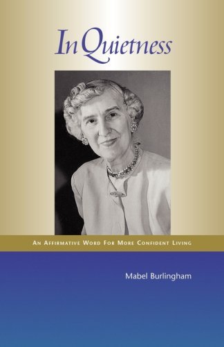 Cover for Mabel Burlingham · In Quietness (Taschenbuch) (2007)