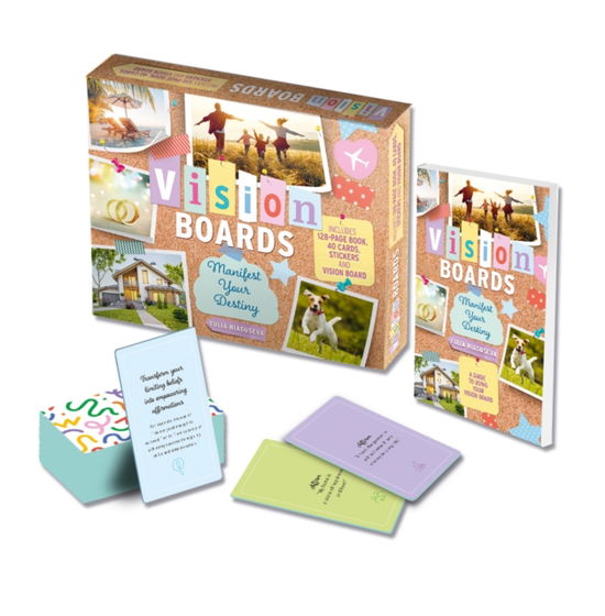 Cover for Yulia Niaguseva · Vision Boards Manifest Your Destiny Kit: Includes 128-page Book, 40 Cards, Stickers, and Vision Board (Paperback Book) (2025)