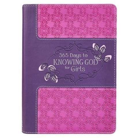 Cover for Carolyn Larsen · 365 Days to Knowing God for Girls (Hardcover Book) (2015)